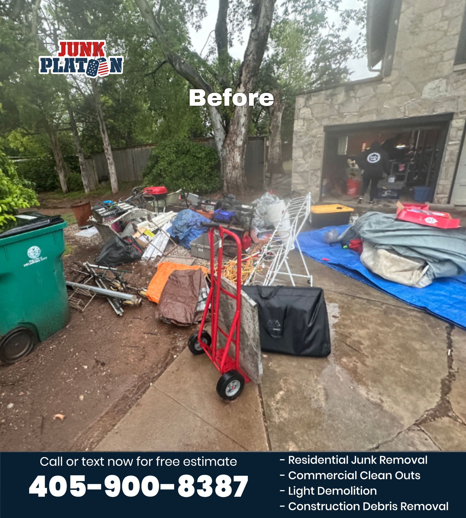 Home Yard clean out in Oklahoma city