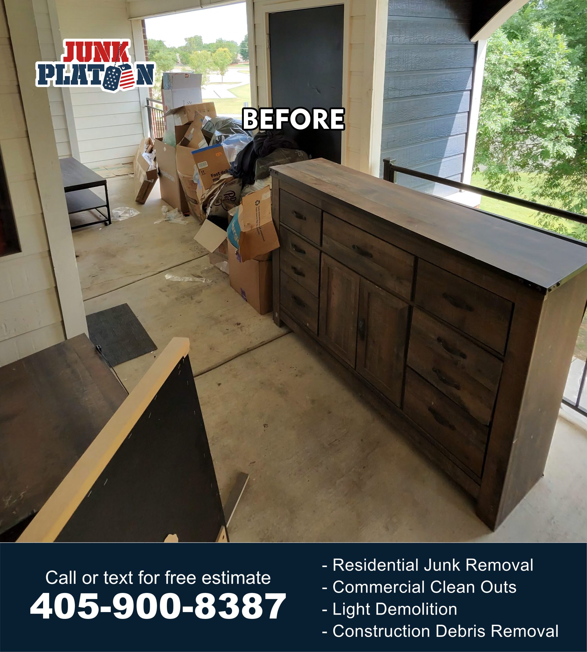 Home Eviction clean out in Edmond