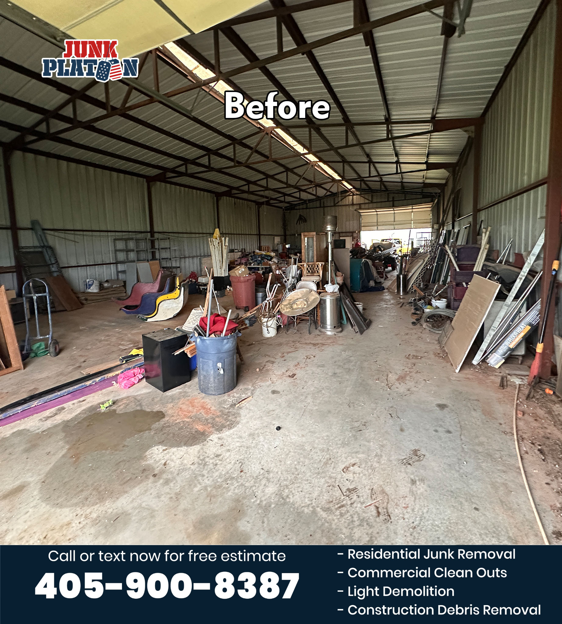 Home Barn / storage celan out in OKC