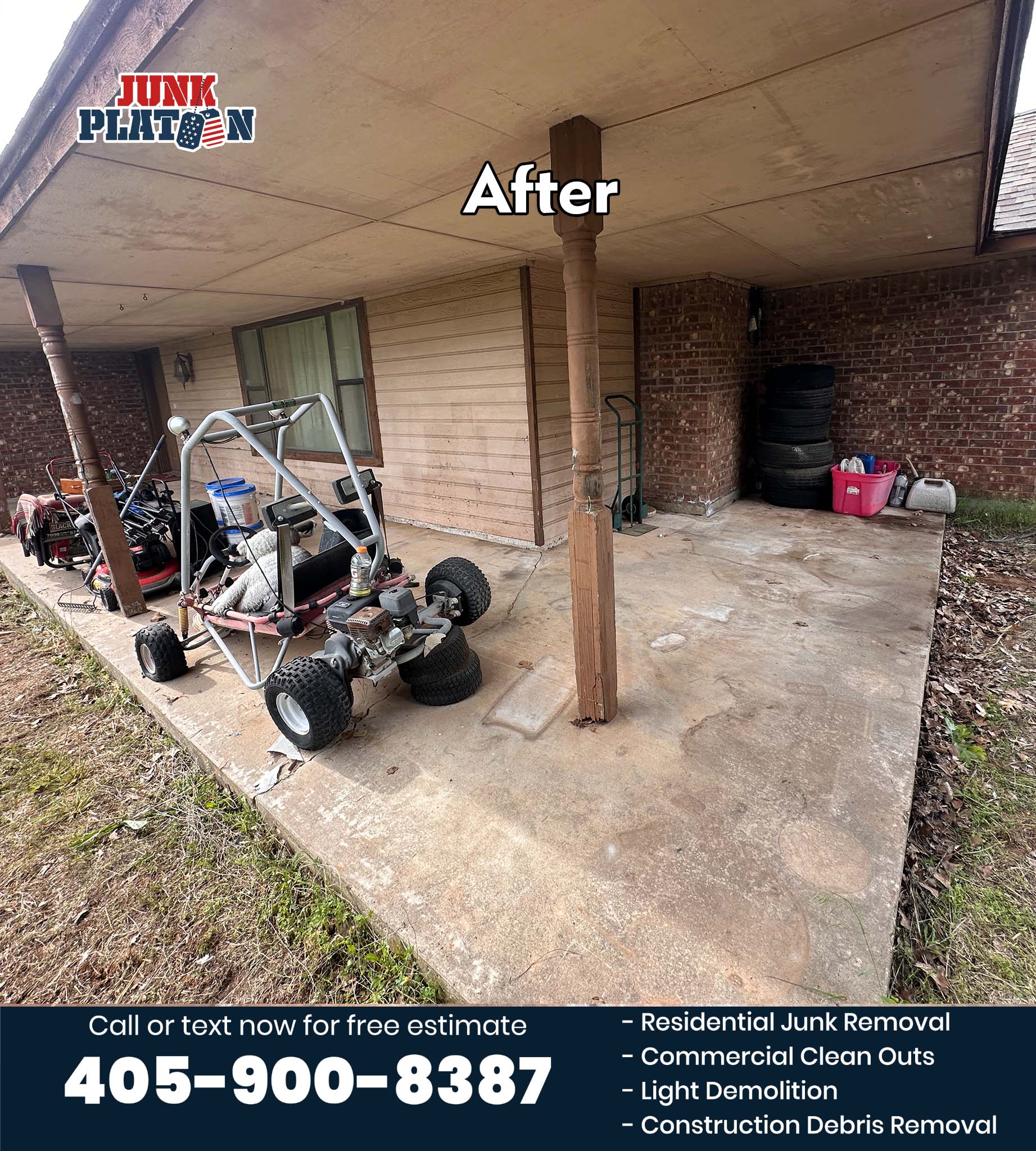 Home Yard waste clean out in Choctaw